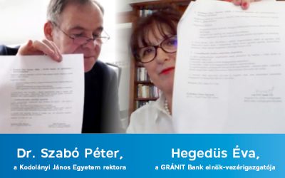Összefogott a Kodolányi János Egyetem és a GRÁNIT Bank